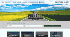 Desktop Screenshot of pinnacletrailers.com